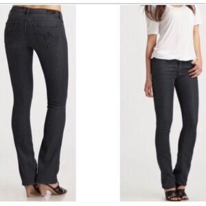 Adriano Goldschmeid AG Womens The Ballard Slim Boot Jeans‎ Black Size 29R